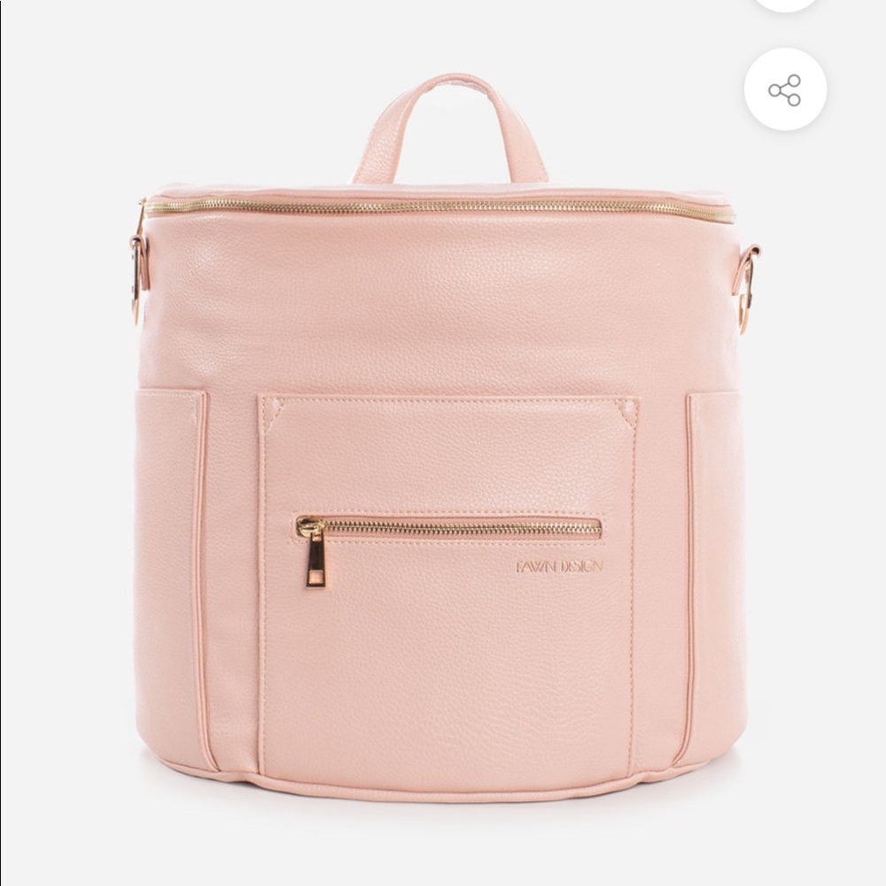 Fawn Design Original Diaper Bag in Blush